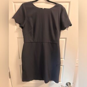 LOFT Charcoal Mini Dress
